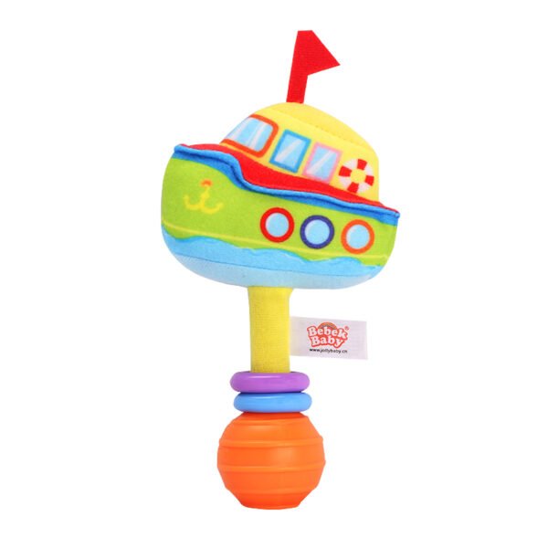 Plush baby hand rattle-Ship