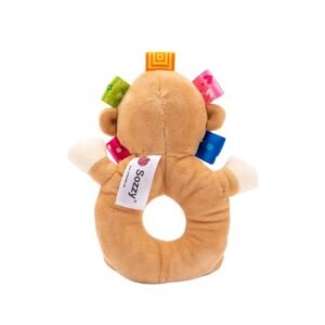 Plush rattle circle-Monkey - Image 5