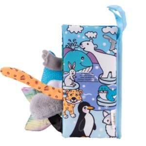 Animal tail cloth book - Glacier - Image 6