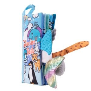 Animal tail cloth book - Glacier - Image 5