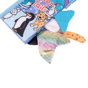 Animal tail cloth book - Glacier - Image 4
