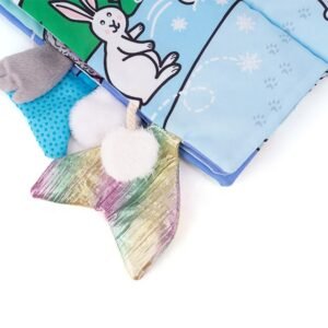 Animal tail cloth book - Glacier - Image 2