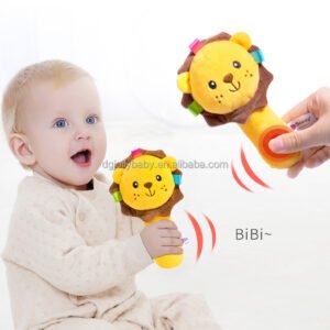 Plush Rattle Stick-Monkey - Image 2