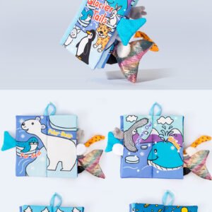 Animal tail cloth book - Glacier - Image 8