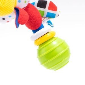 Plush baby hand rattle-Parrot - Image 5