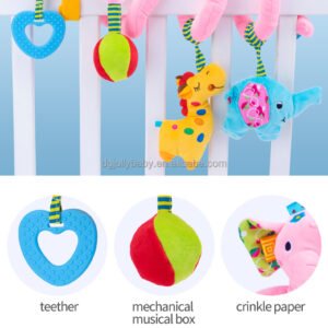 Crib Spiral Plush Toy-Elephant - Image 2